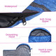 4 Season Sleeping Bag with Double Sided Zip, Hood String