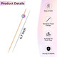 Rainbow Pearl Cocktail Bamboo Toothpicks