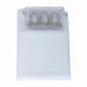 93GSM Bathroom Shower Curtains - White