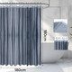 93GSM Bathroom Shower Curtains - Black