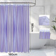 93GSM Bathroom Shower Curtains - Purple