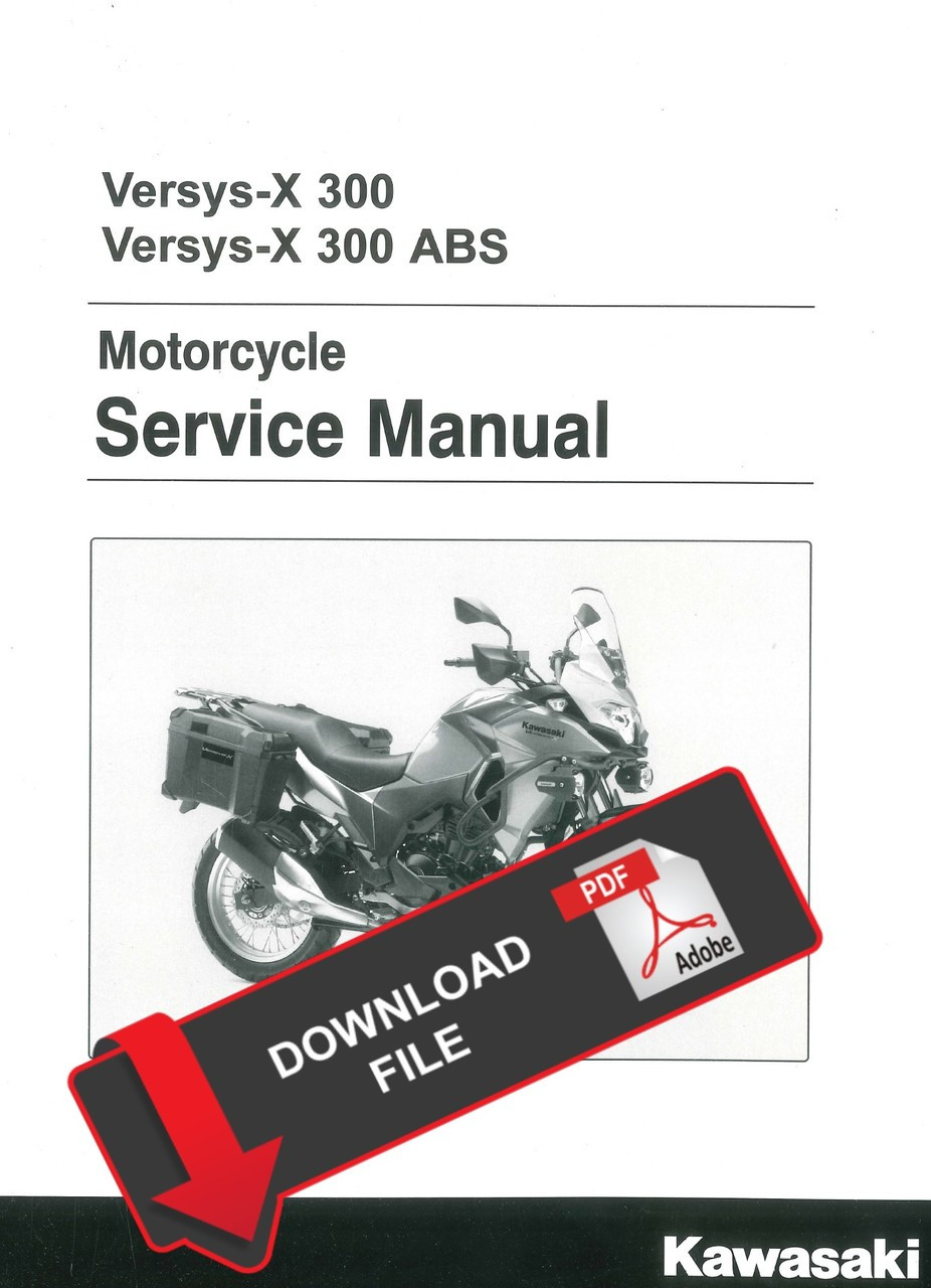 Kawasaki 2018 X 300 Service Manual