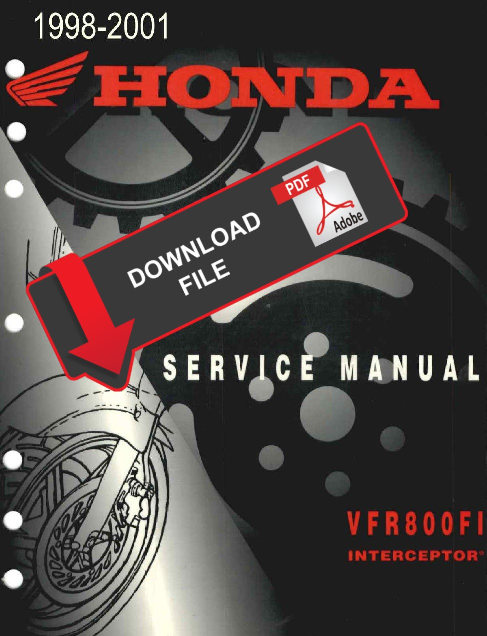 Honda 1998 VFR 800 FI Service Manual