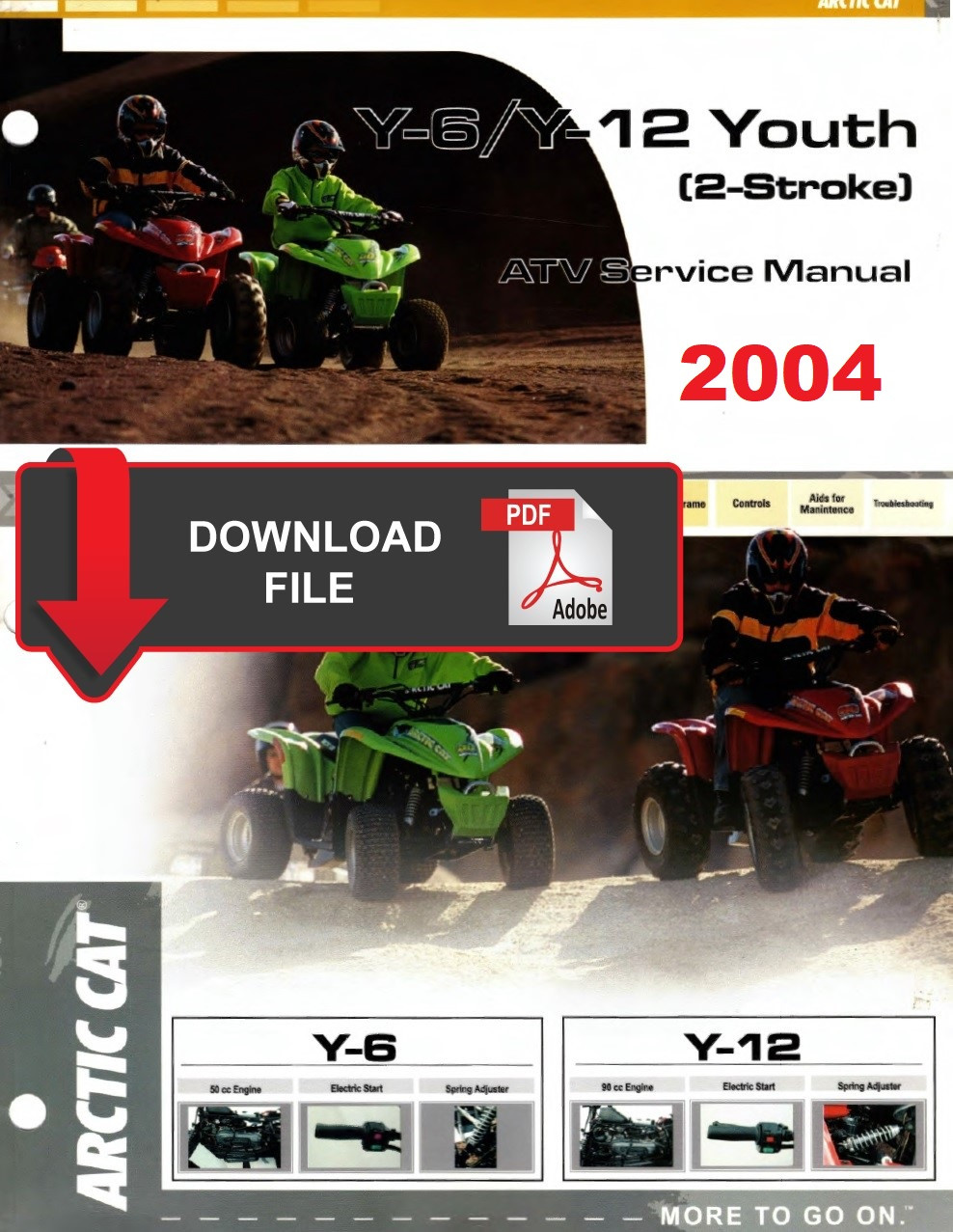 Arctic Cat 2004 Y-6 ATV Service Manual