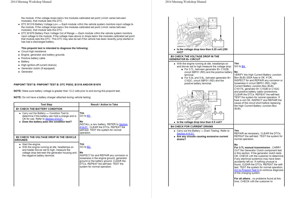 2007 MUSTANG GT SERVICE MANUAL visual data 5
