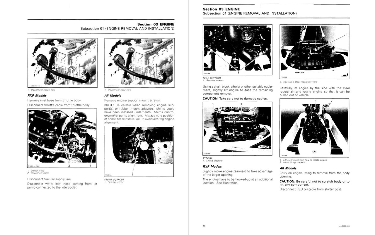 Sea-Doo 2006 4-TEC RXP Jetski Service Manual