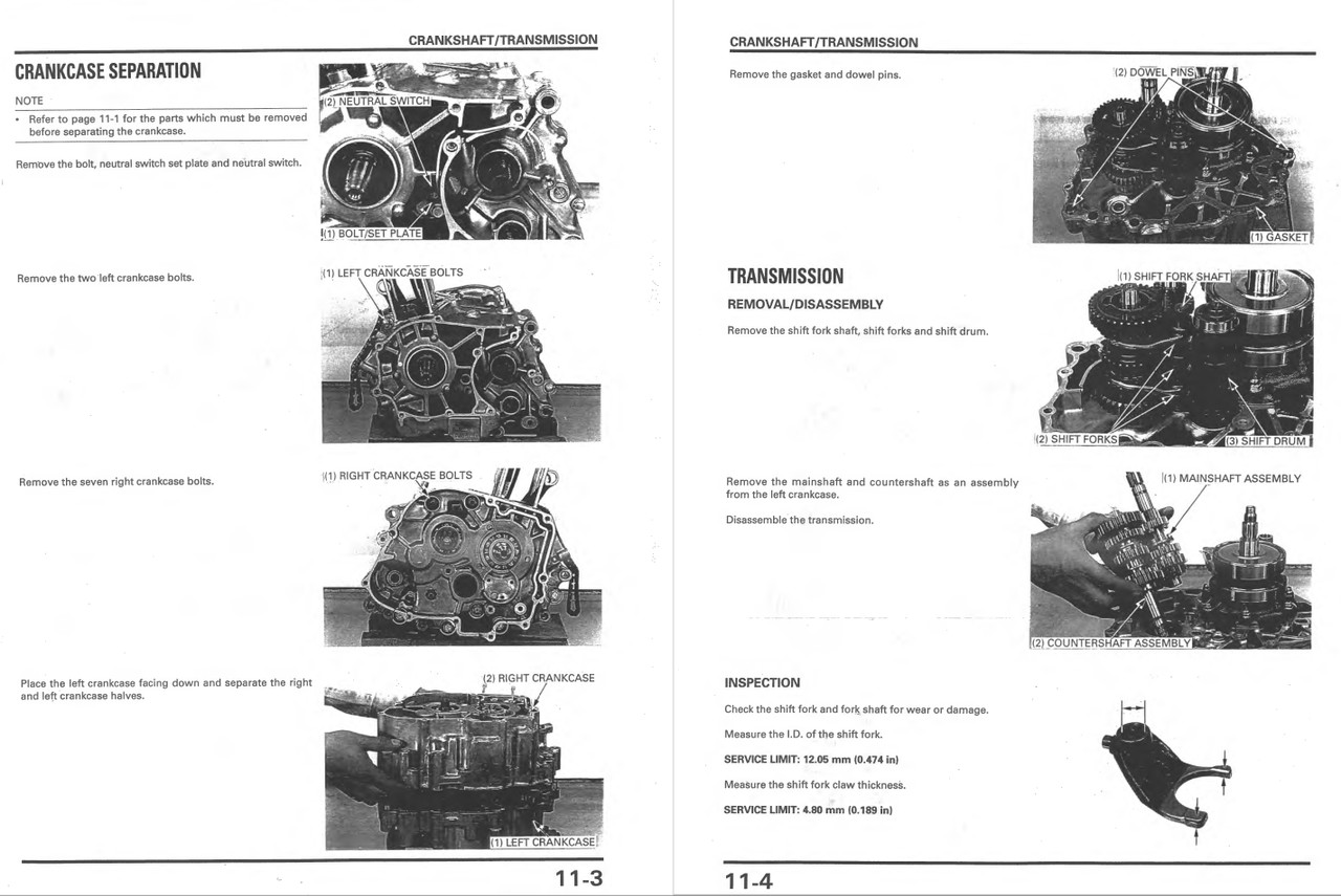 Honda 2010 CMX 250 Service Manual