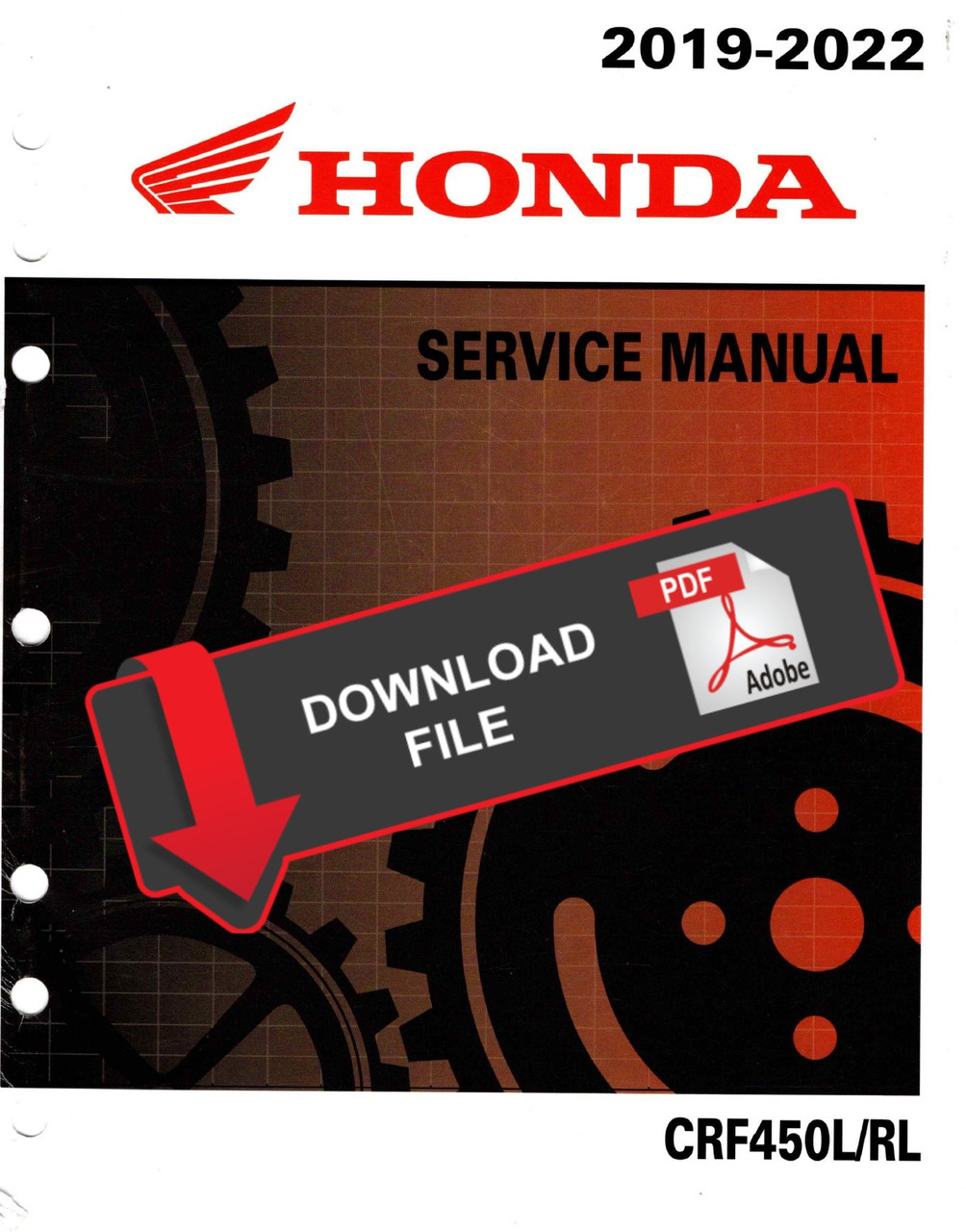 Honda 2019 CRF 450L Service Manual