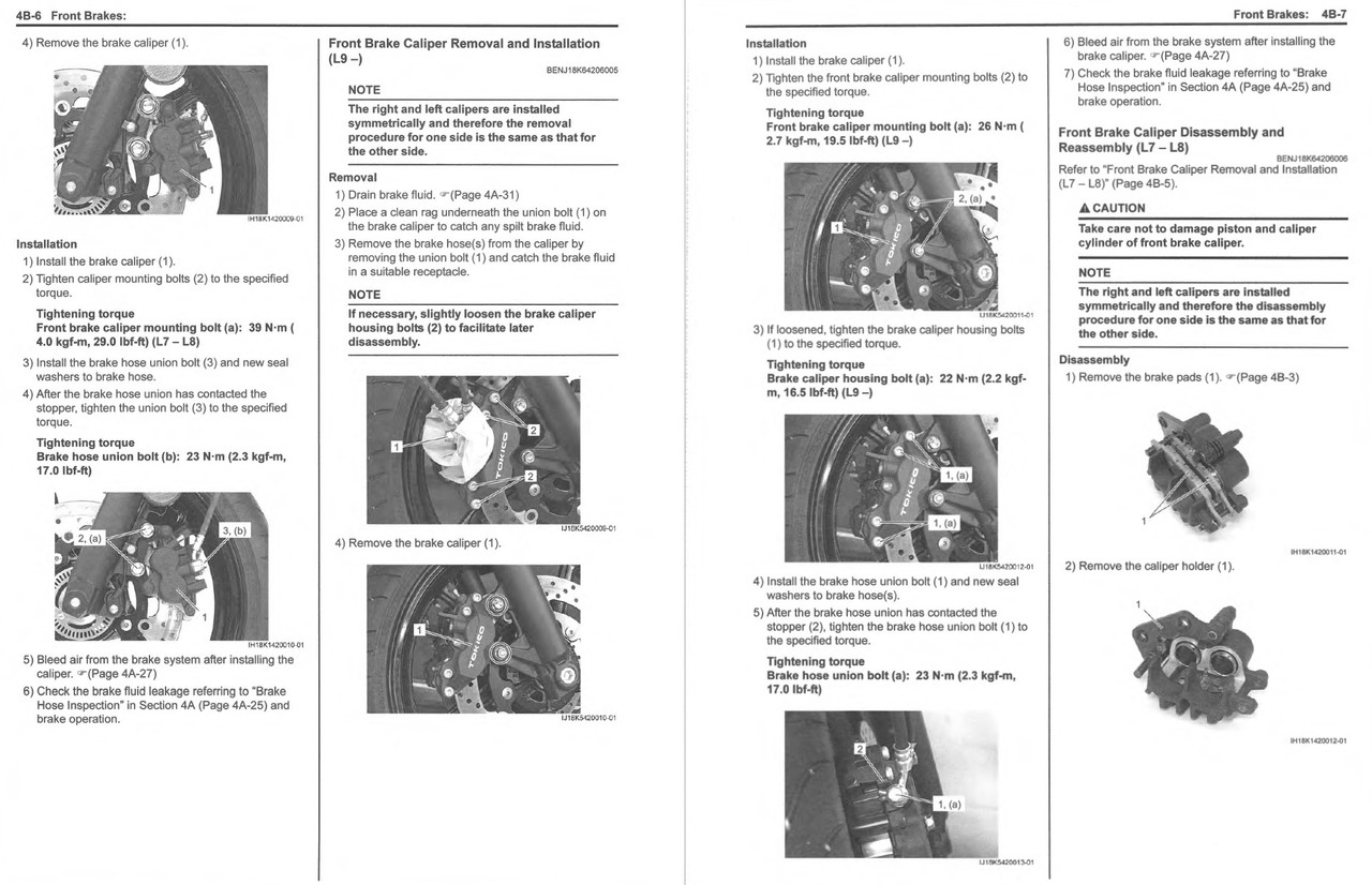 Suzuki 2017 SV650A Service Manual