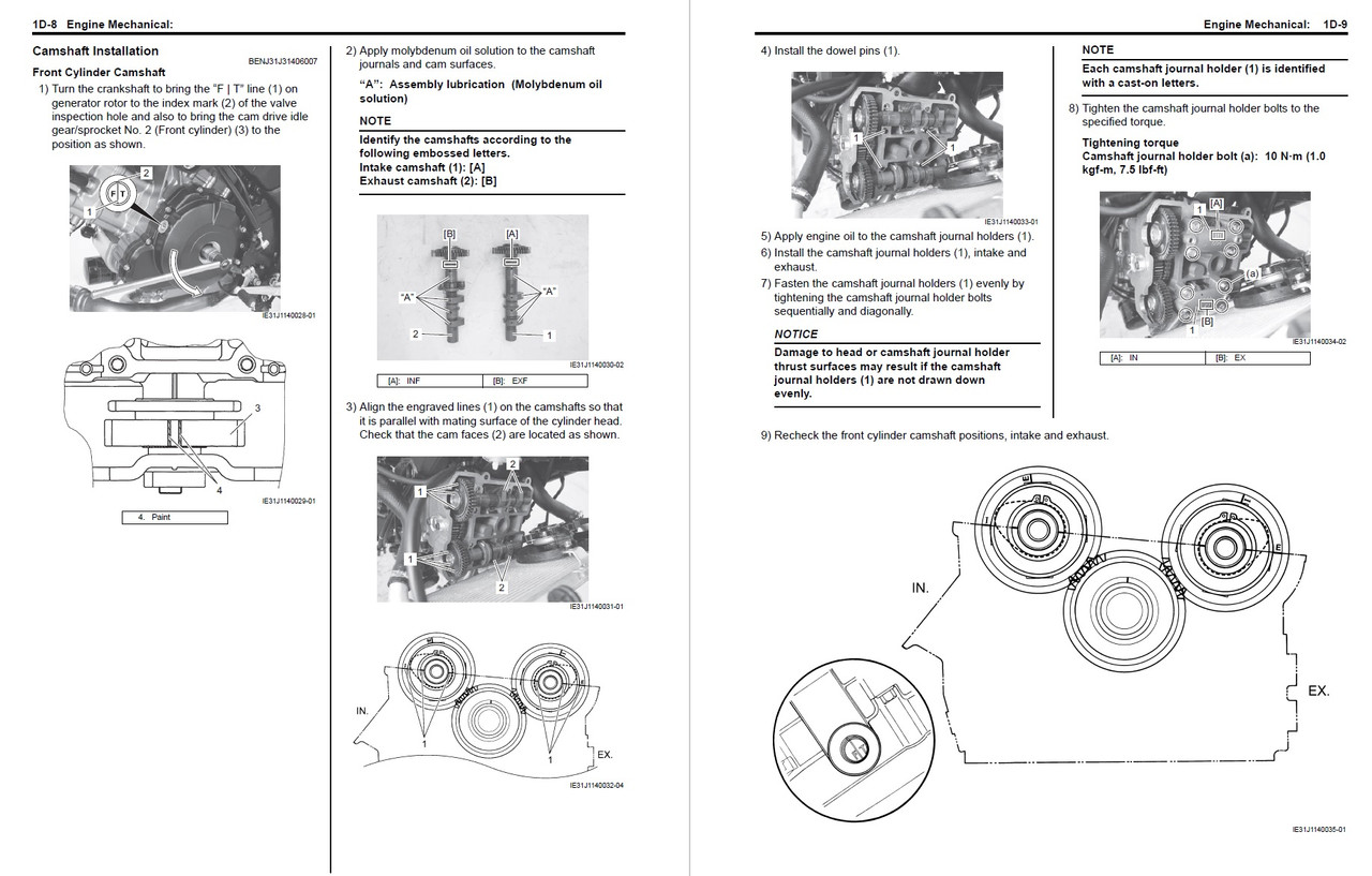 Suzuki 2018 V-Strom 1000 Service Manual