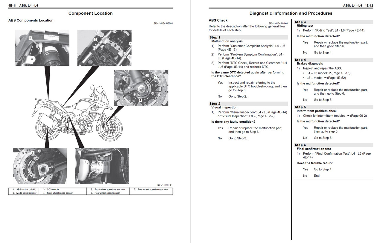 Suzuki 2018 V-Strom 1000 Service Manual