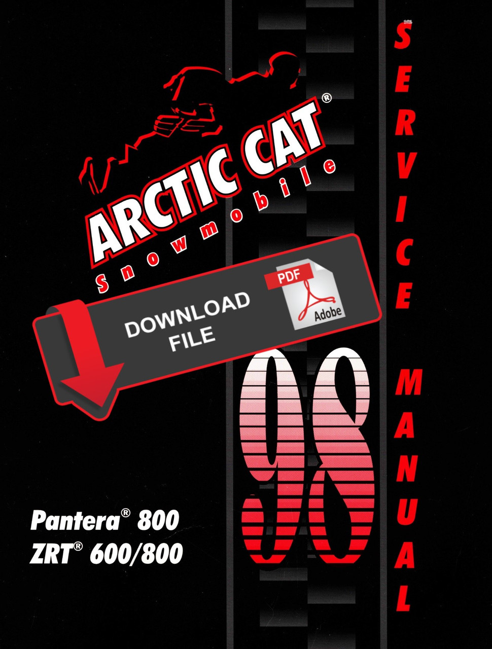 Arctic Cat 1998 ZRT 600 Snowmobile Models Service Manual