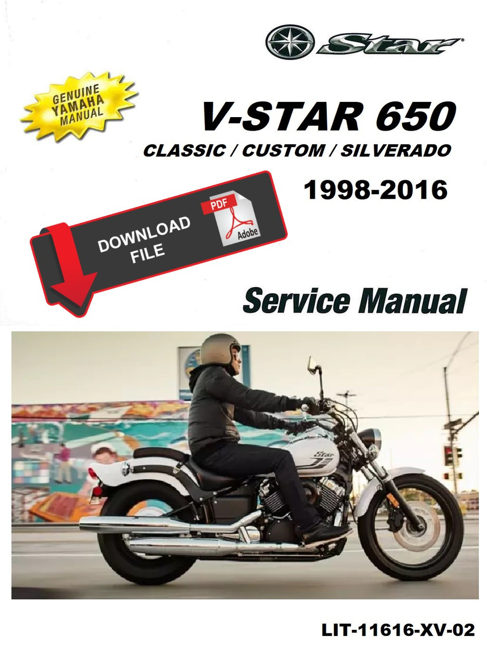 Yama Yamaha 2007 V-Star 650 Silverado Service Manual