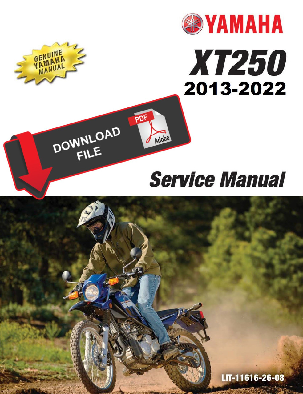 YAMAHA XT250 サービスマニュアル　取扱説明書付 Yamaha XT250 Fuel Injected Cyclepedia Printed Motorcycle Service