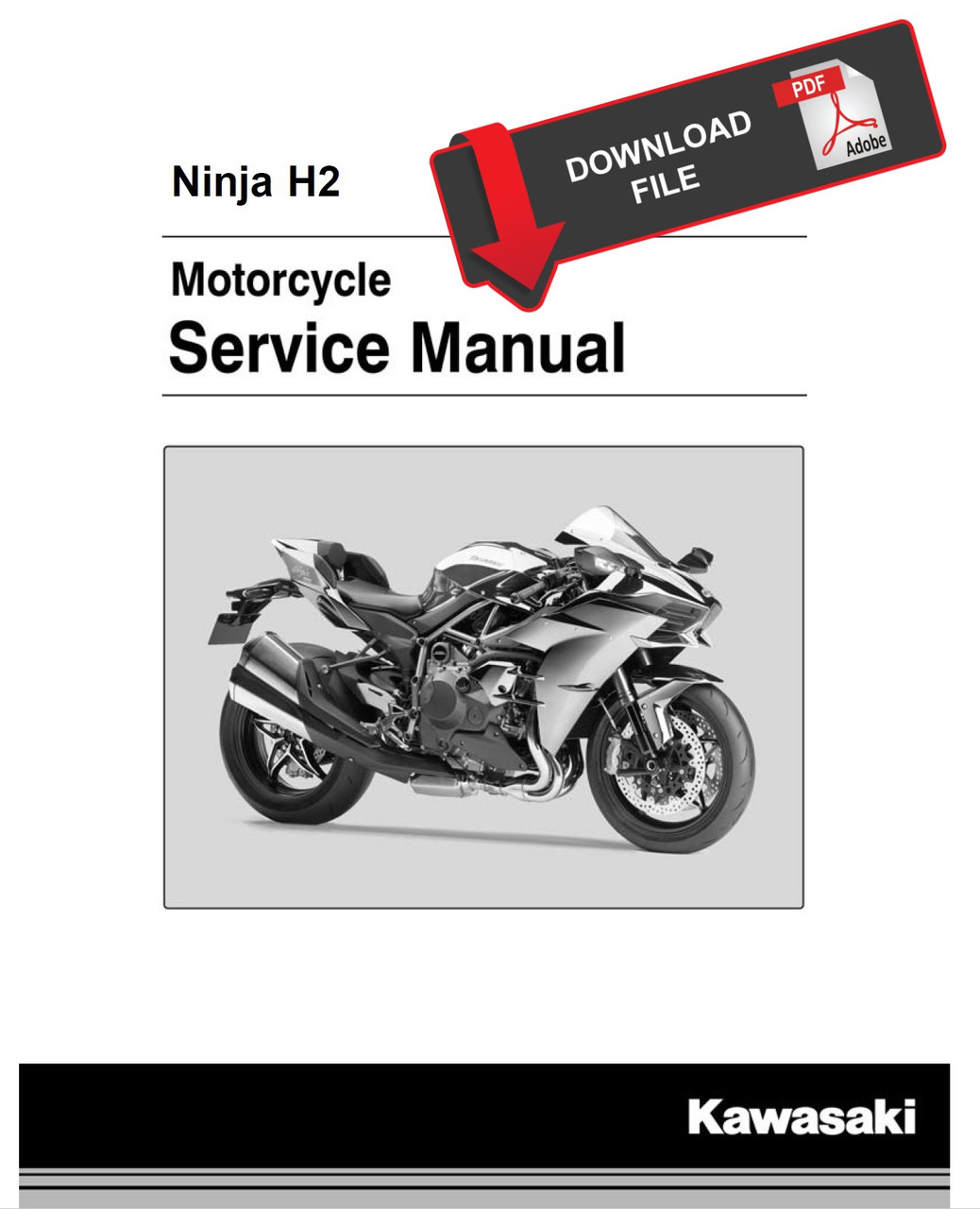 Service Manual Kawasaki 2015 Ninja H2 Repair