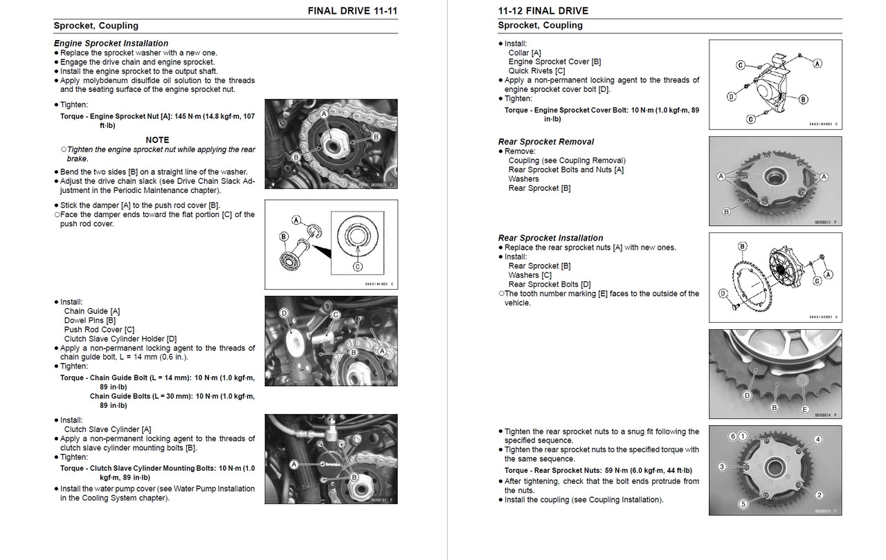 Service Manual Kawasaki 2016 Ninja H2 Repair