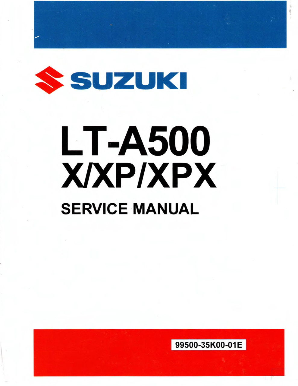 Suzuki 2020 King Quad 500 ATV Service Manual