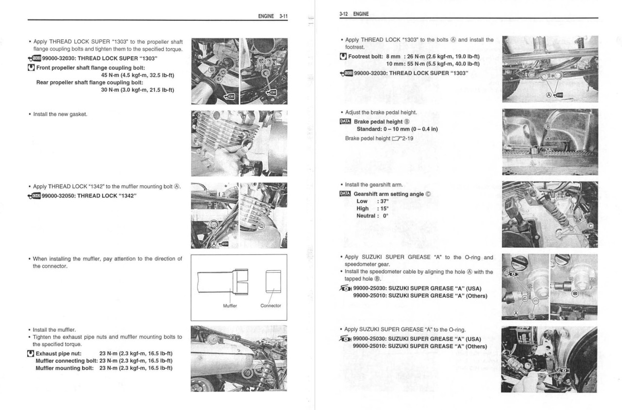 2004 SUZUKI LTZ400 SERVICE MANUAL PDF visual data 3