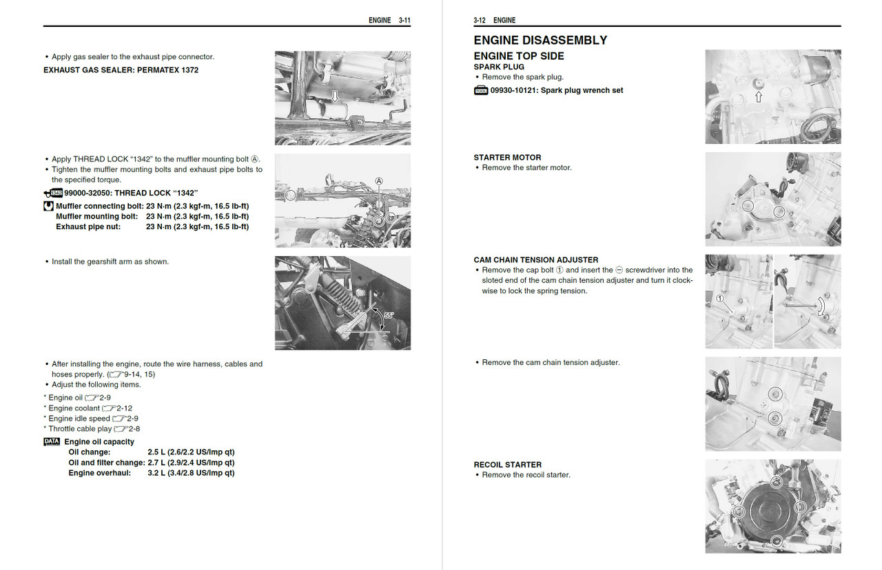 Suzuki 2005 Vinson LT-A500F Service Manual