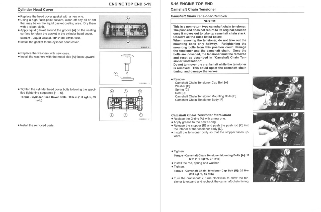 Service Manual Kawasaki 2022 Z900 SE Repair
