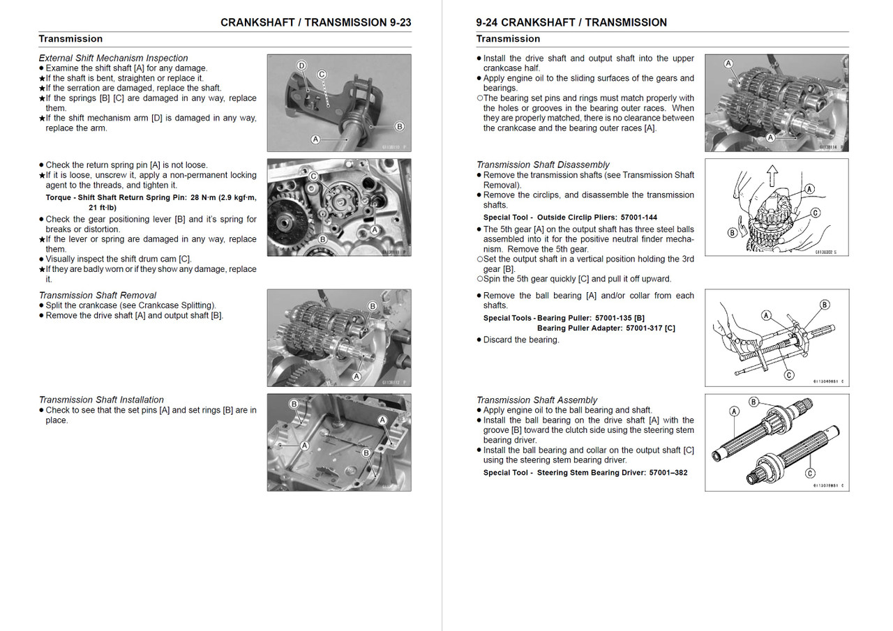 Service Manual Kawasaki 2003 Ninja ZX-6R Repair