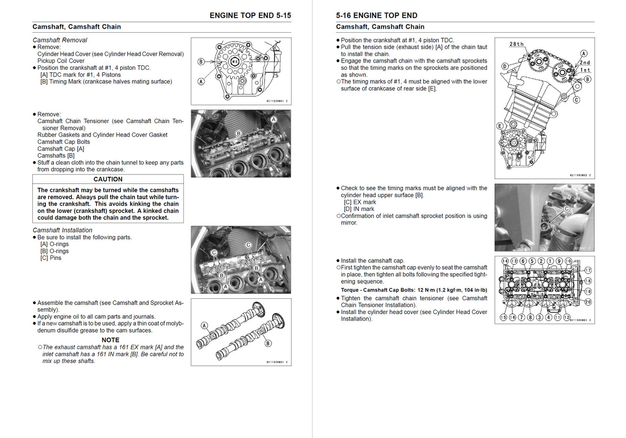 Service Manual Kawasaki 2004 Ninja ZX-6R Repair