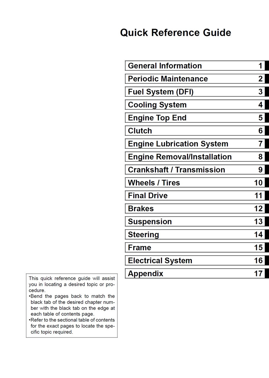 Service Manual Kawasaki 2004 Ninja ZX-6R Repair