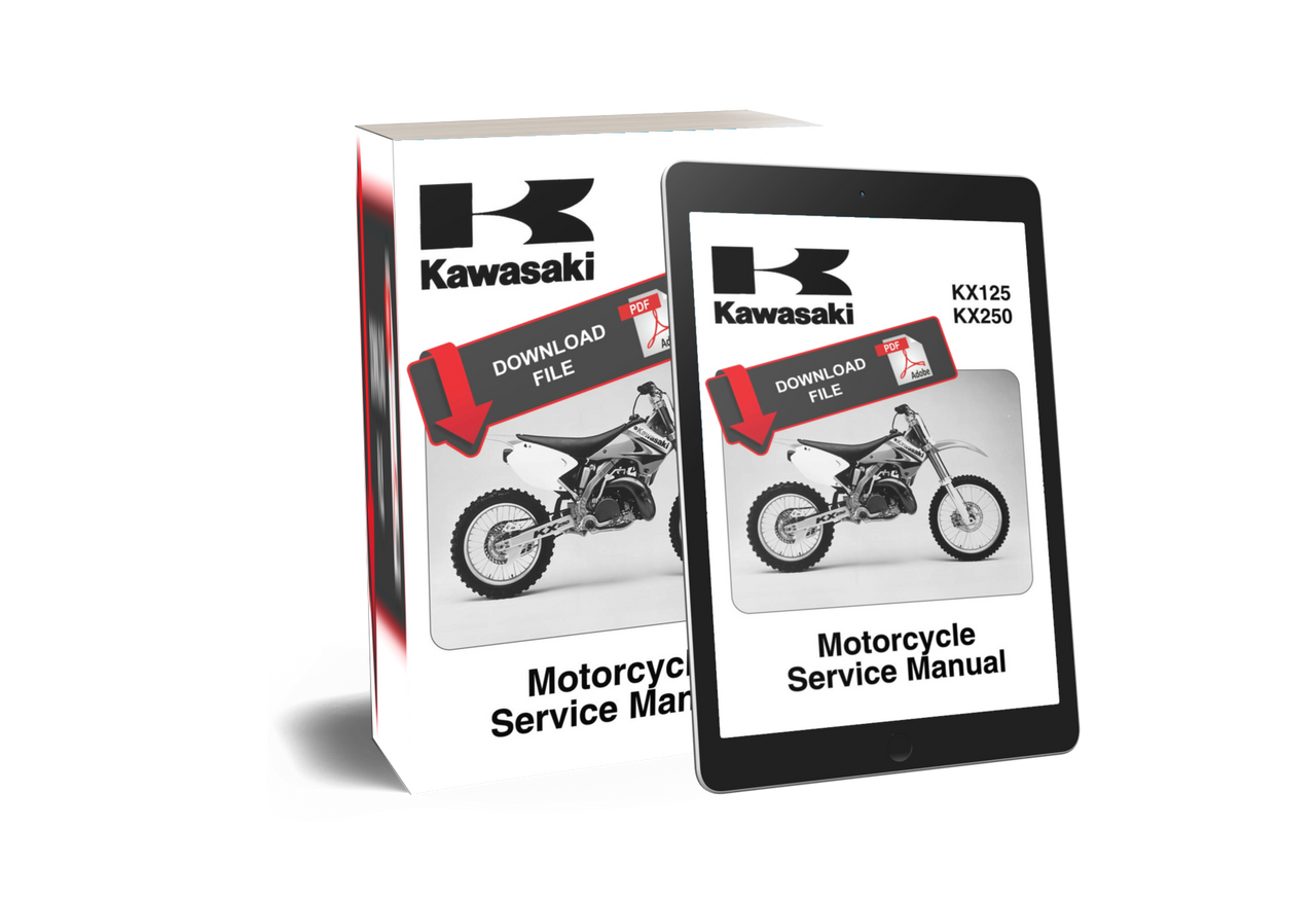 Service Manual Kawasaki 2004 KX250 Repair