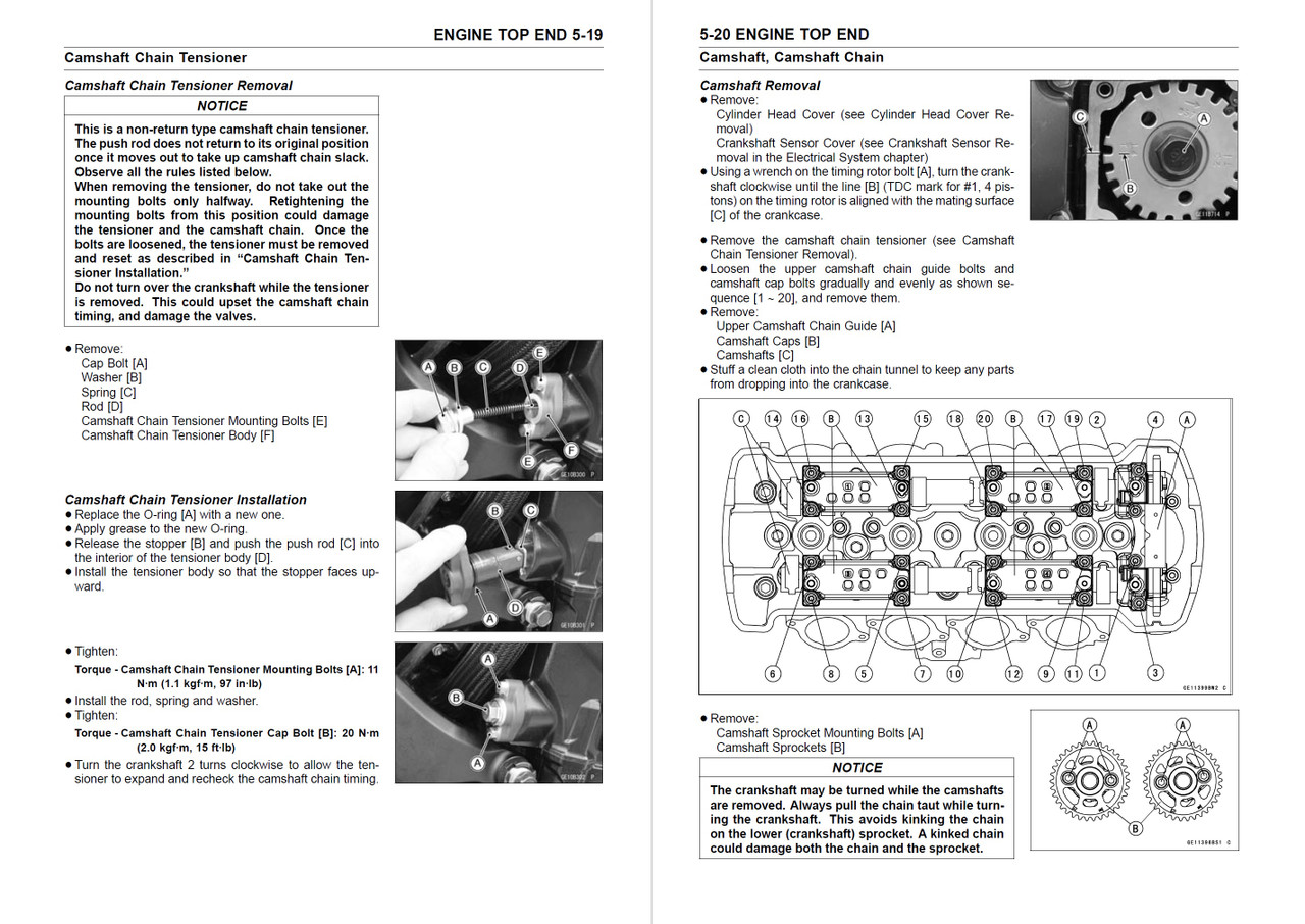 Service Manual Kawasaki 2014 Z1000 ABS Repair