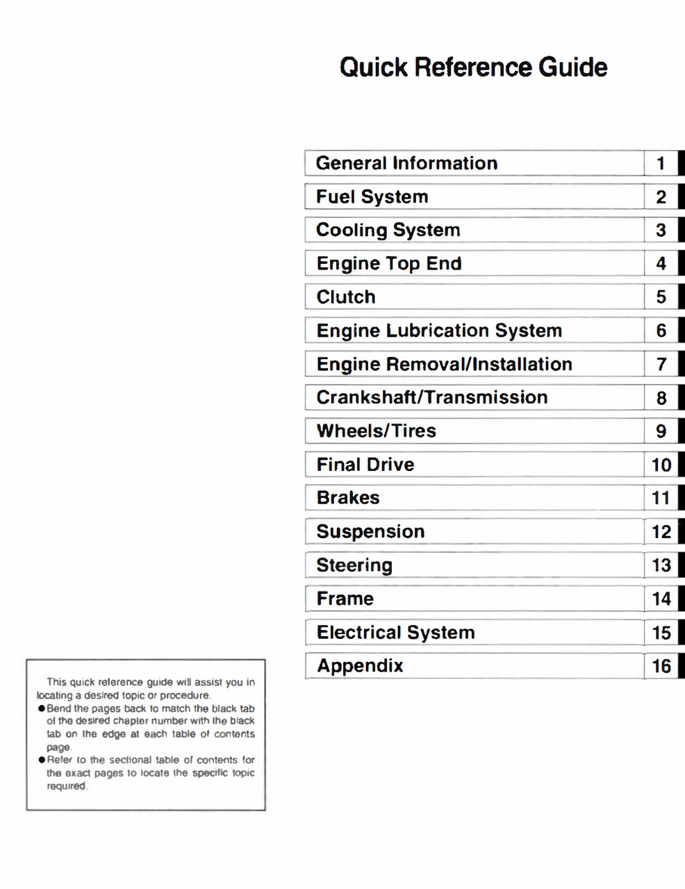 Service Manual Kawasaki 2002 ZRX1200 Repair