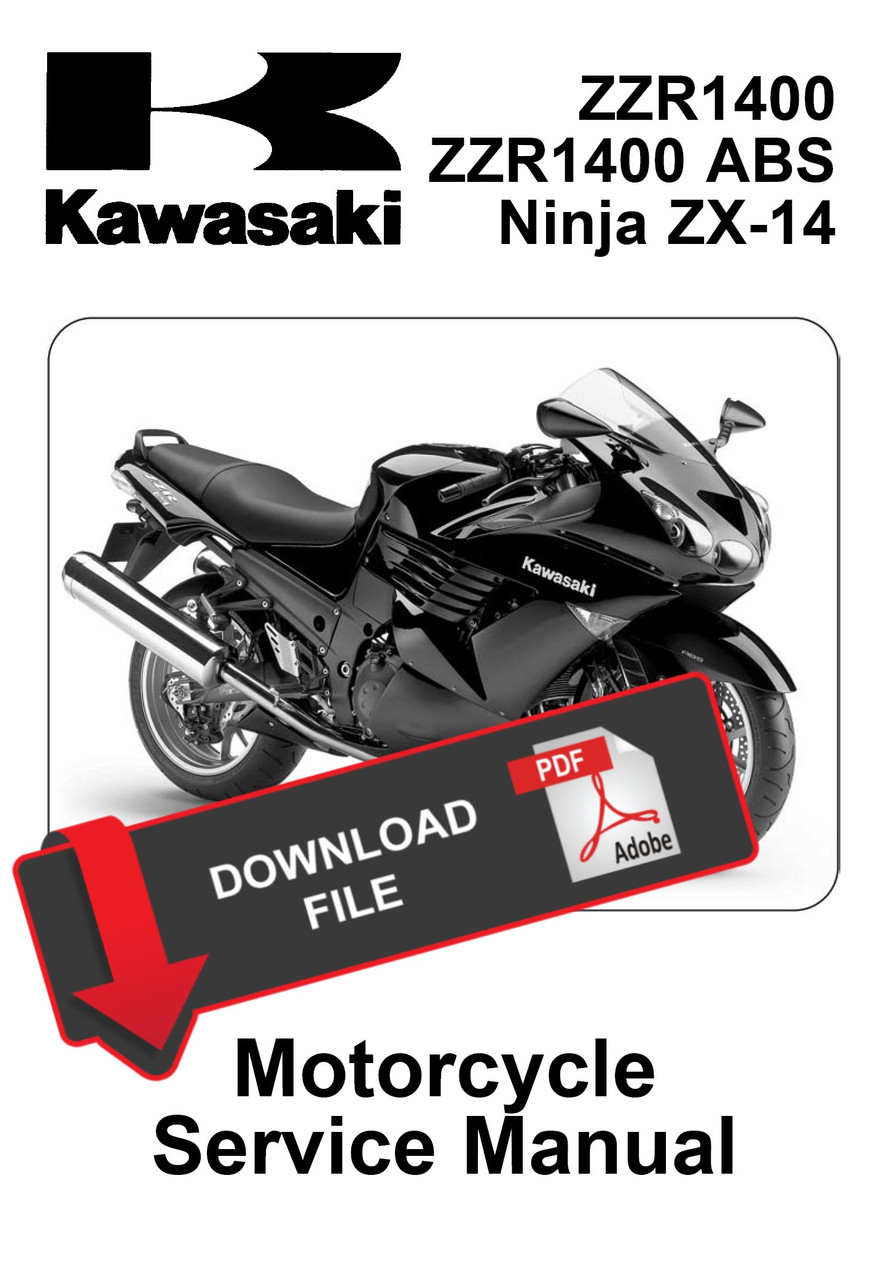 Service Manual Kawasaki 2008 Ninja ZX-14 Repair