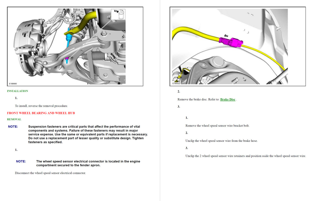 2015 FORD F250 SERVICE REPAIR MANUAL PDF visual data 8