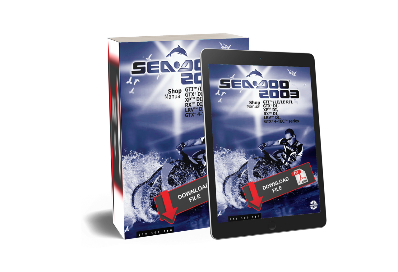 Sea-Doo 2003 GTX 4-TEC Supercharged Jetski Service Manual