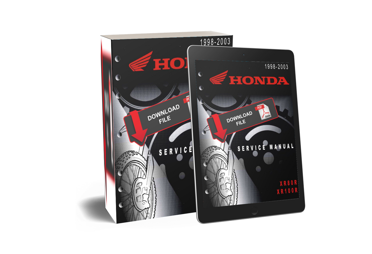 1996 HONDA XR100R SERVICE MANUAL PDF visual data 8