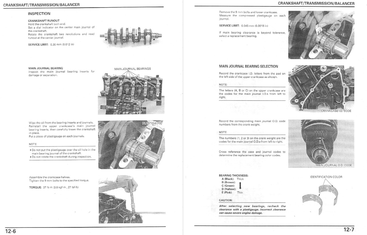 Honda 2001 CBR1100XX Super Blackbird Service Manual