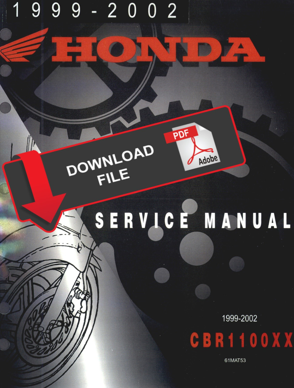 Honda 2002 CBR1100XX Super Blackbird Service Manual