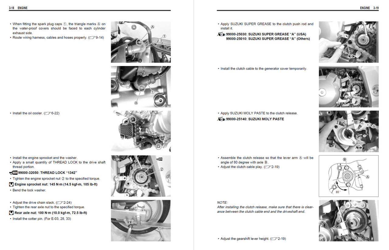 Suzuki 2008 SV650 Service Manual