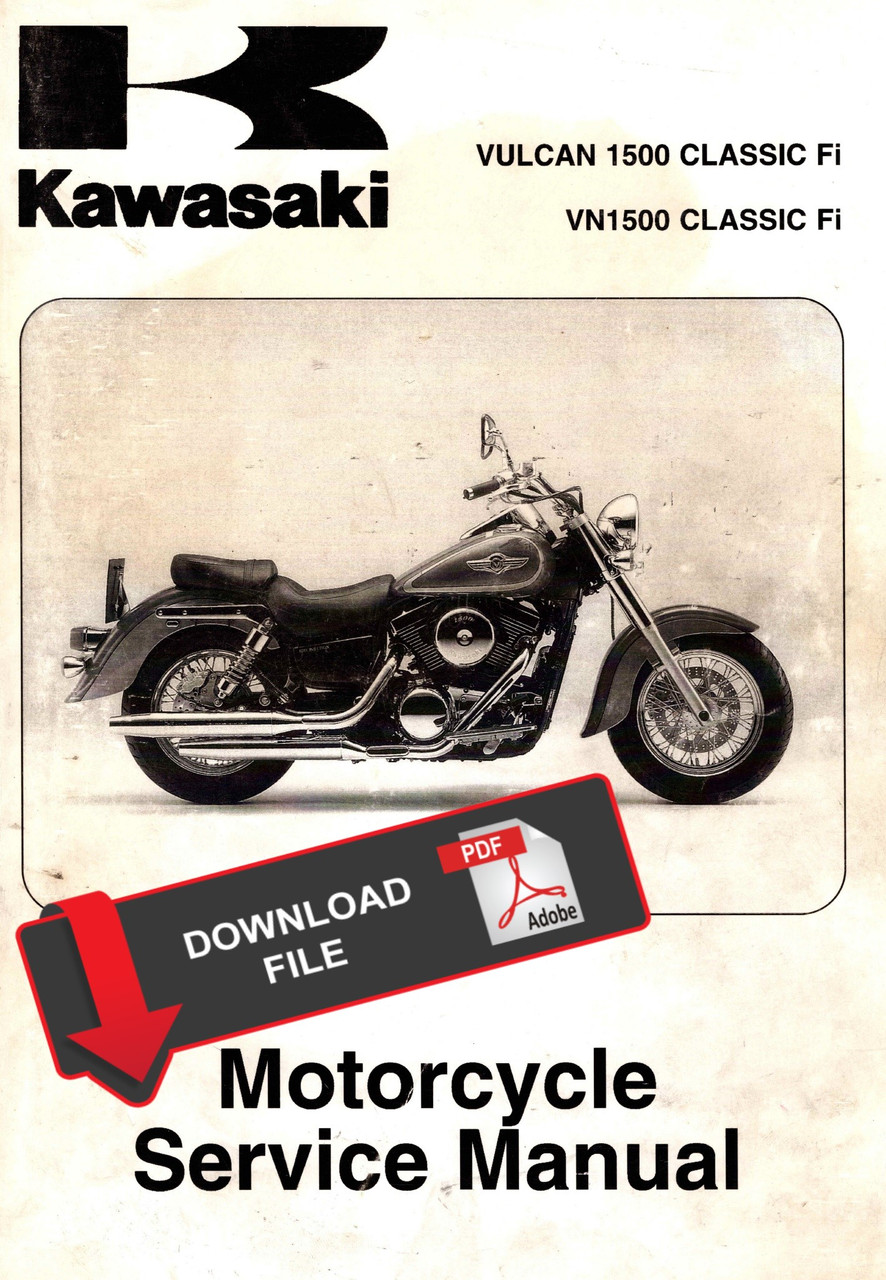 Service Manual Kawasaki 2006 Vulcan 1500 Classic FI Repair