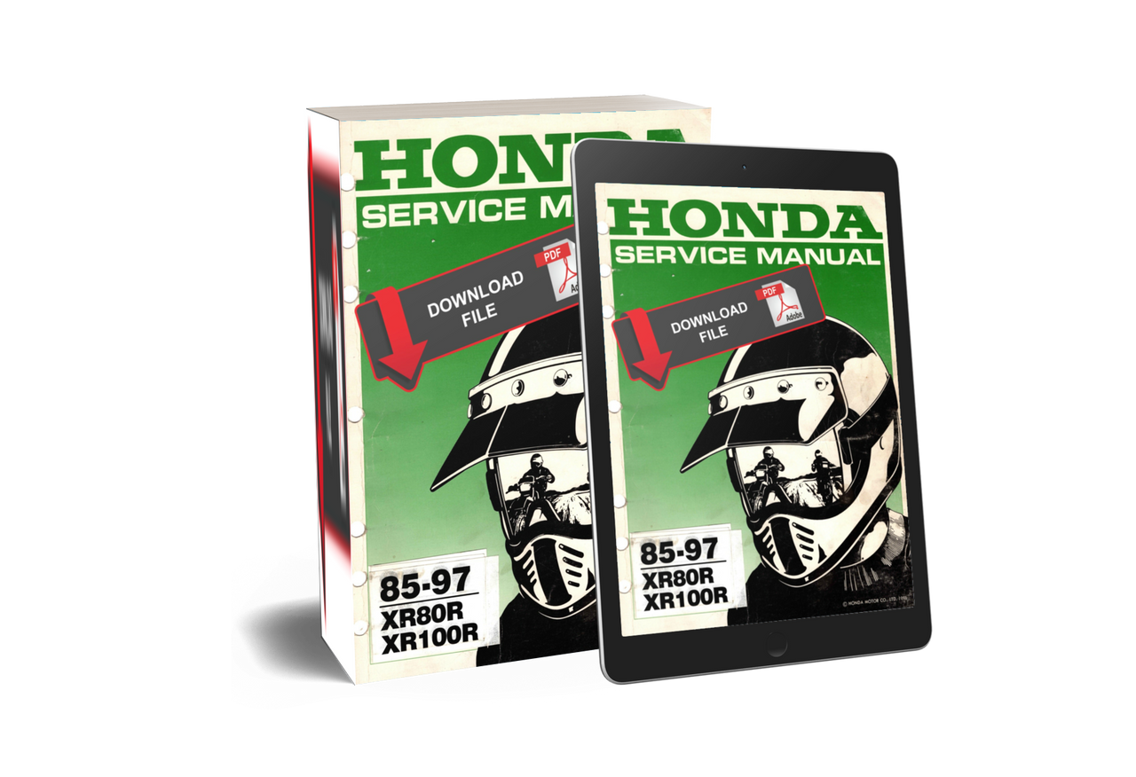Honda 1988 XR100R Service Manual