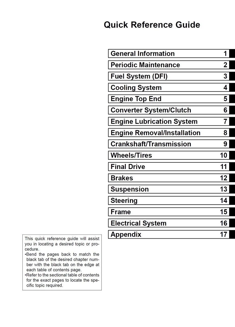 2014 KAWASAKI TERYX 800 SERVICE MANUAL FREE DOWNLOAD visual data 2