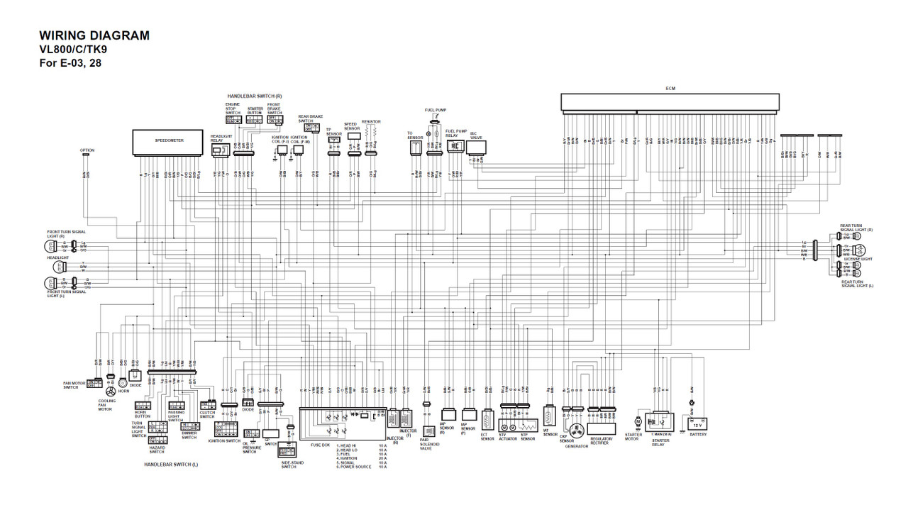 Suzuki Boulevard M50 Wiring Diagram