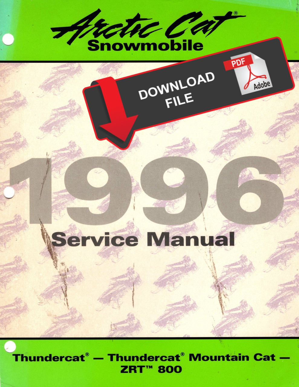Arctic Cat 1996 ZRT 800 Service Manual