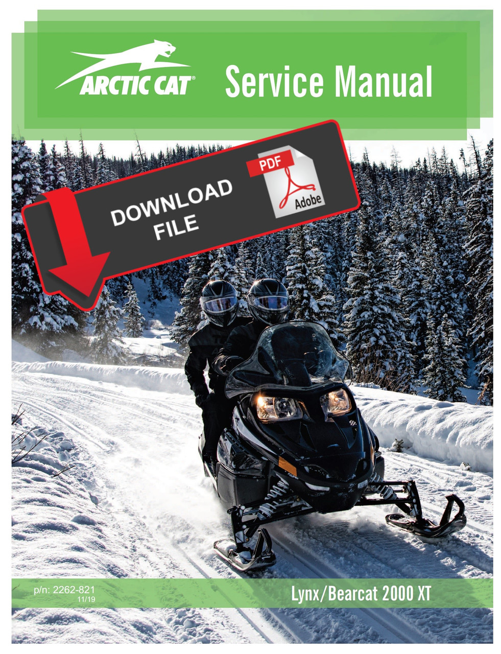Arctic Cat 2020 Lynx 2000 Snowmobile Service Manual
