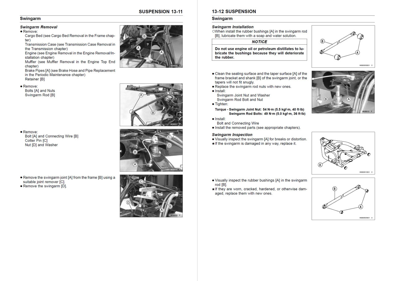 Kawasaki Mule 600 & 610 Service Repair Manual (2005-2016 Models) - Complete Workshop Guide