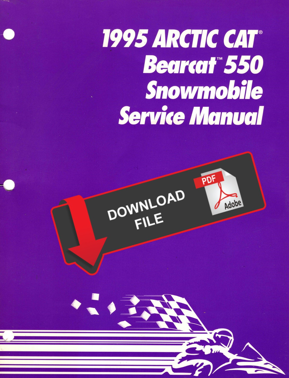 Arctic Cat 1995 Bearcat 550 Snowmobile Service Manual