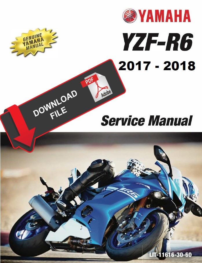 YAMAHA YZF-R6 13S 2016年式 サービスマニュアル Yamaha 2016 YZF-R6 Service Manual