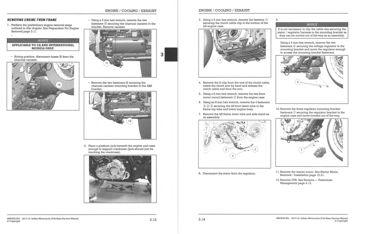 Indian Motorcycle 2021 Roadmaster Limited Service Manual