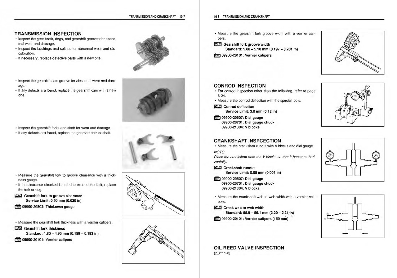 2014 RMZ 250 SERVICE MANUAL PDF visual data 5