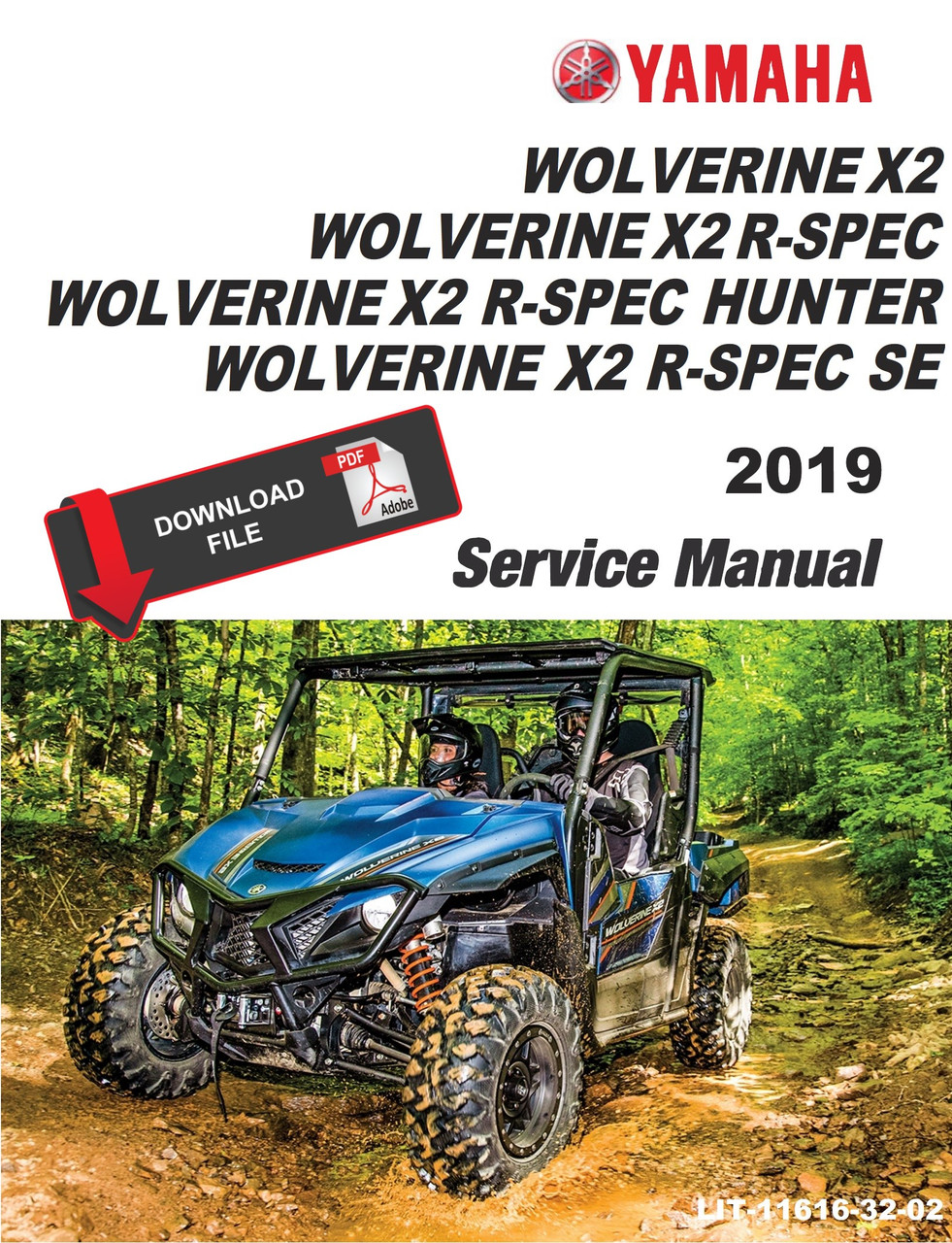 Yamaha 2019 Wolverine X2 850 R-Spec SE Service Manual