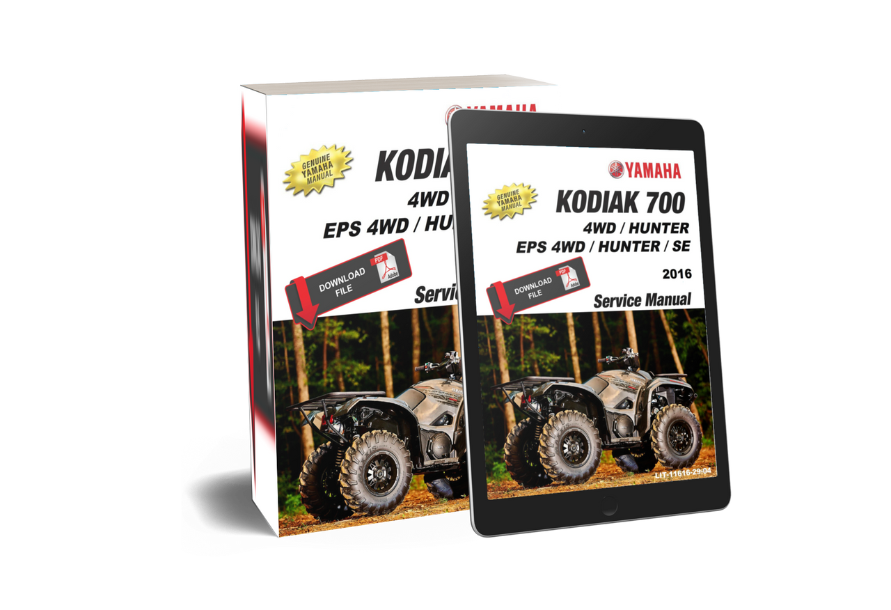 Yamaha 2016 Kodiak 700 EPS 4WD Hunter Service Manual